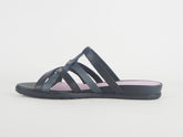 Womens Timberland Knbnk Braids Slide 11699 Leather Black Strapless Sandals